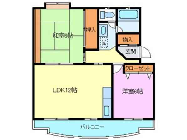 ベルハイムの物件間取画像